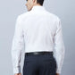 Men Blue Regular Fit Structure Cotton Full Sleeve Shirts