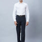 Men Blue Regular Fit Structure Cotton Full Sleeve Shirts