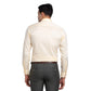 Park Avenue Men Brown Structure Regular Fit Cotton Full Sleeve Ainsley Neck Shirt