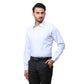 Park Avenue Men Blue Structure Regular Fit Cotton Full Sleeve Ainsley Collar Shirt