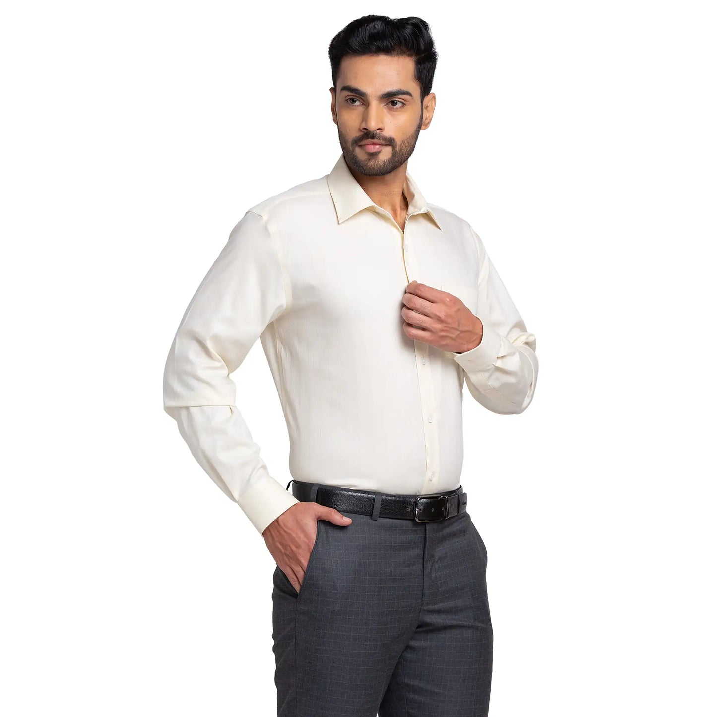 Park Avenue Men Red Checks Regular Fit Cotton Full Sleeve Ainsley Collar Shirt