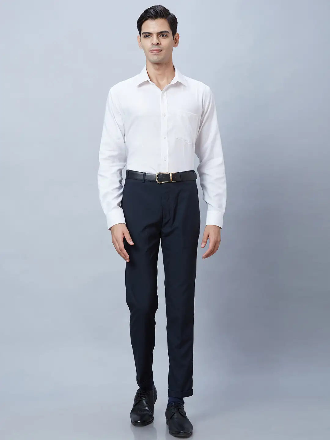 Men Regular Fit Brown Shirt