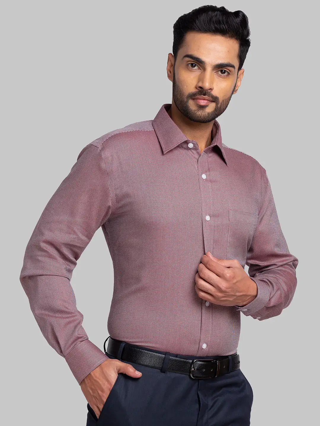 Men Regular Fit Blue Shirt