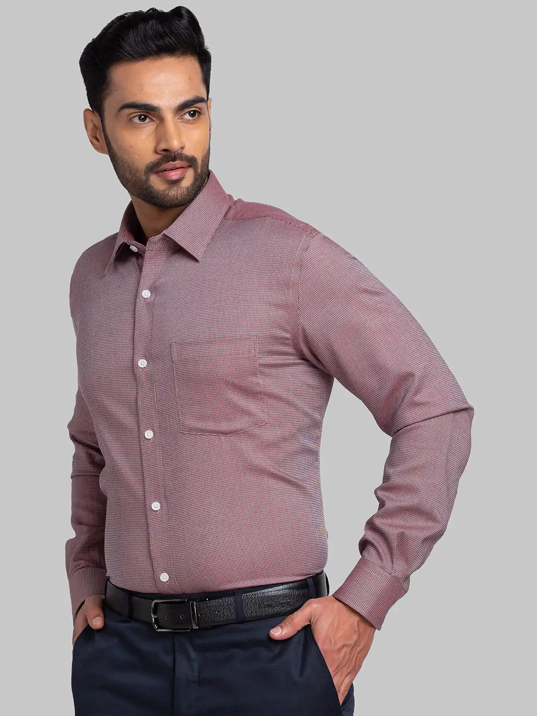 Men Regular Fit Blue Shirt