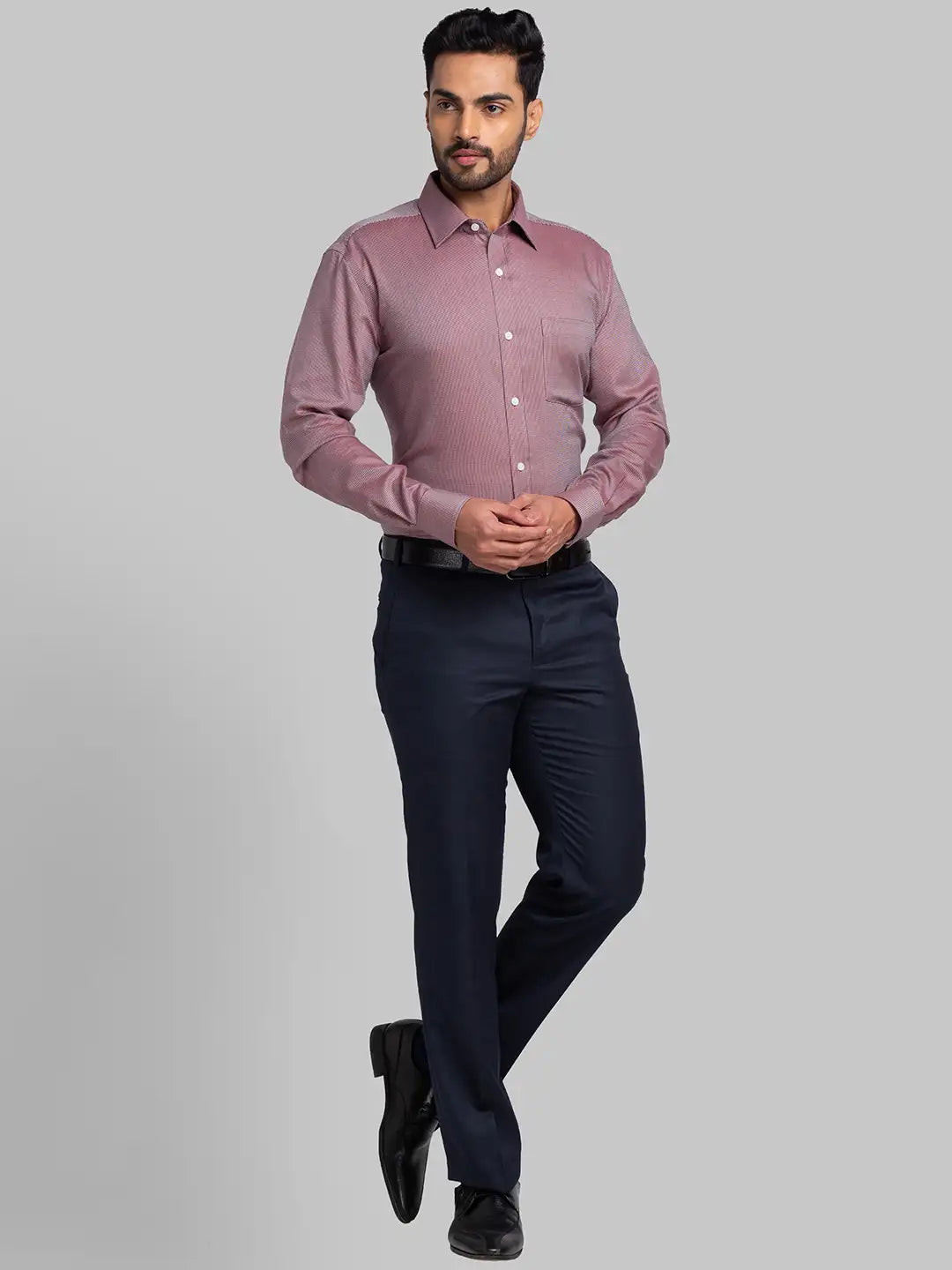 Men Regular Fit Blue Shirt