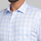 Men Green Regular Fit Checks  Cotton Full Sleeve Ainsley Collar Shirts