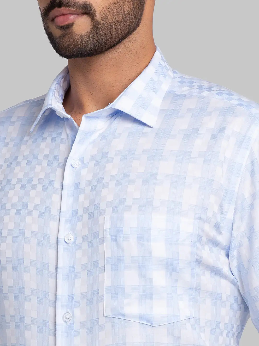 Men Green Regular Fit Checks  Cotton Full Sleeve Ainsley Collar Shirts