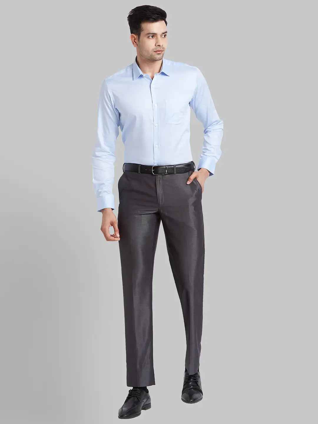 Park Avenue Men Red Checks Regular Fit Cotton Full Sleeve Ainsley Neck Shirt