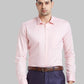 Park Avenue Men Violet Structure Regular Fit Cotton Full Sleeve Ainsley Collar Shirt