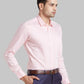 Park Avenue Men Violet Structure Regular Fit Cotton Full Sleeve Ainsley Collar Shirt