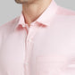 Park Avenue Men Violet Structure Regular Fit Cotton Full Sleeve Ainsley Collar Shirt
