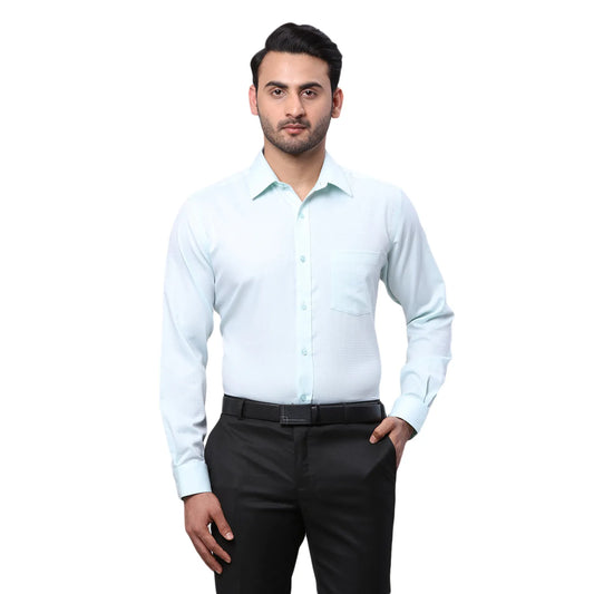 Park Avenue Men Black Solid Regular Fit Cotton Full Sleeve Ainsley Collar Shirt
