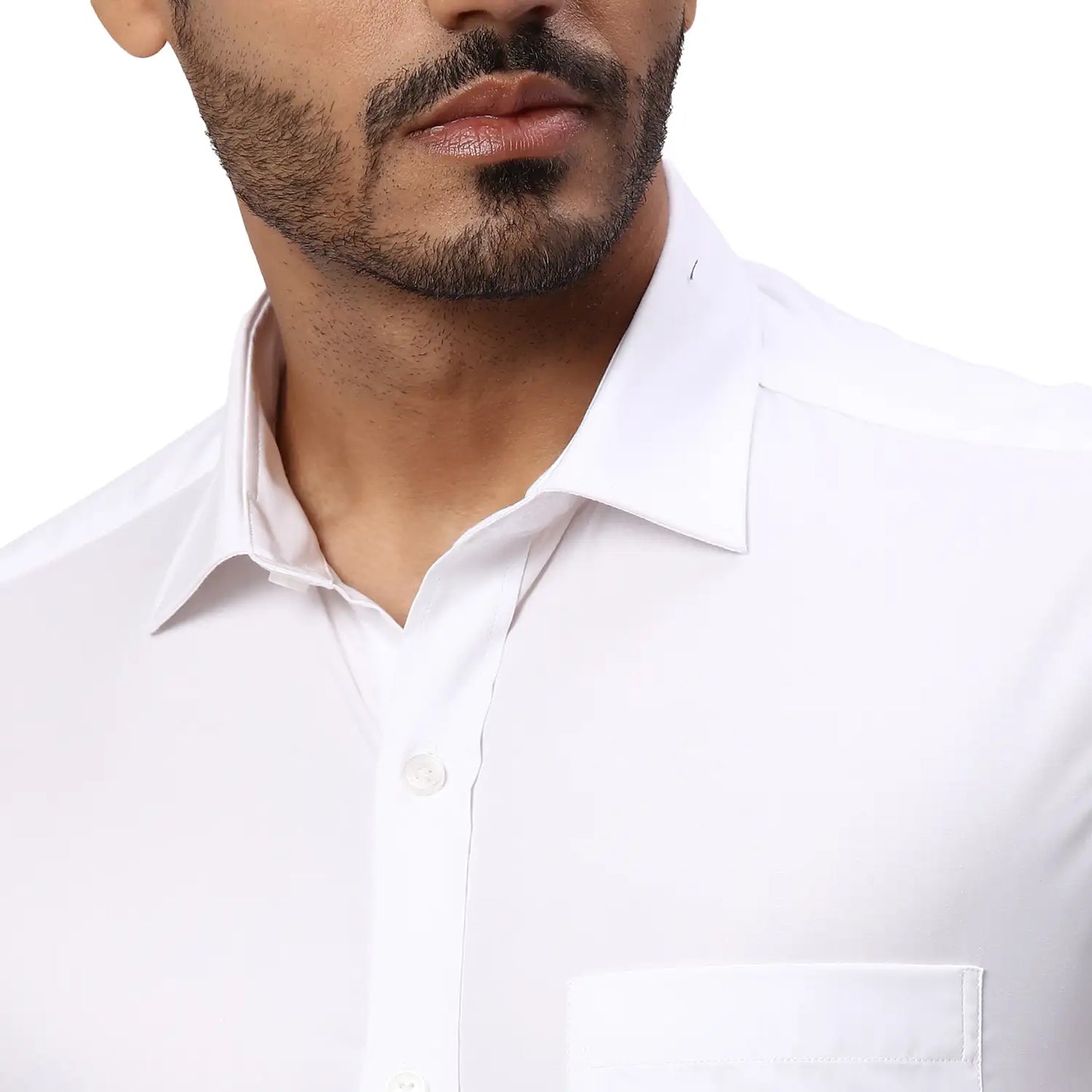 Park Avenue Men Blue Structure Regular Fit Cotton Full Sleeve Ainsley Collar Shirt