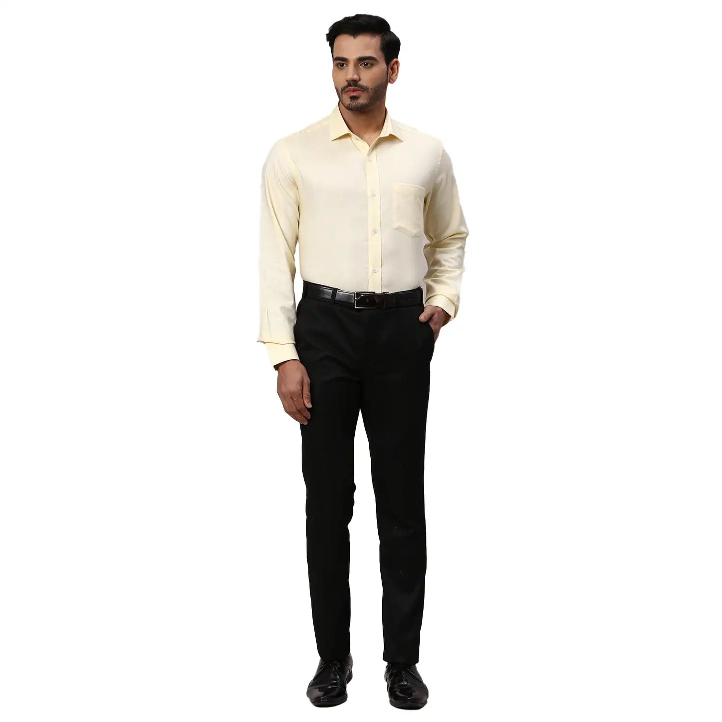 Park Avenue Men Brown Checks Regular Fit Cotton Half Sleeve Ainsley Collar Shirt
