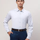Park Avenue Men White Solid Regular Fit Cotton Full Sleeve Ainsley Collar Shirt