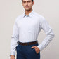Park Avenue Men White Solid Regular Fit Cotton Full Sleeve Ainsley Collar Shirt