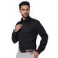 Park Avenue Men Brown Stripe Regular Fit Cotton Full Sleeve Ainsley Collar Shirt