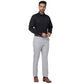 Park Avenue Men Brown Stripe Regular Fit Cotton Full Sleeve Ainsley Collar Shirt