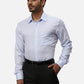 Park Avenue Regular Fit Self Design Medium Green Shirt
