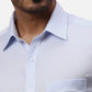 Park Avenue Regular Fit Self Design Medium Green Shirt