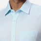 Park Avenue Regular Fit Self Design Medium Orange Shirt