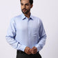 Park Avenue Regular Fit Self Design Medium Violet Shirt