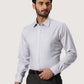 Park Avenue Regular Fit Self Design Medium Red Shirt