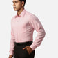 Park Avenue Regular Fit Self Design White Shirt