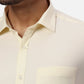 Park Avenue Regular Fit Self Design Medium Petrol Shirt
