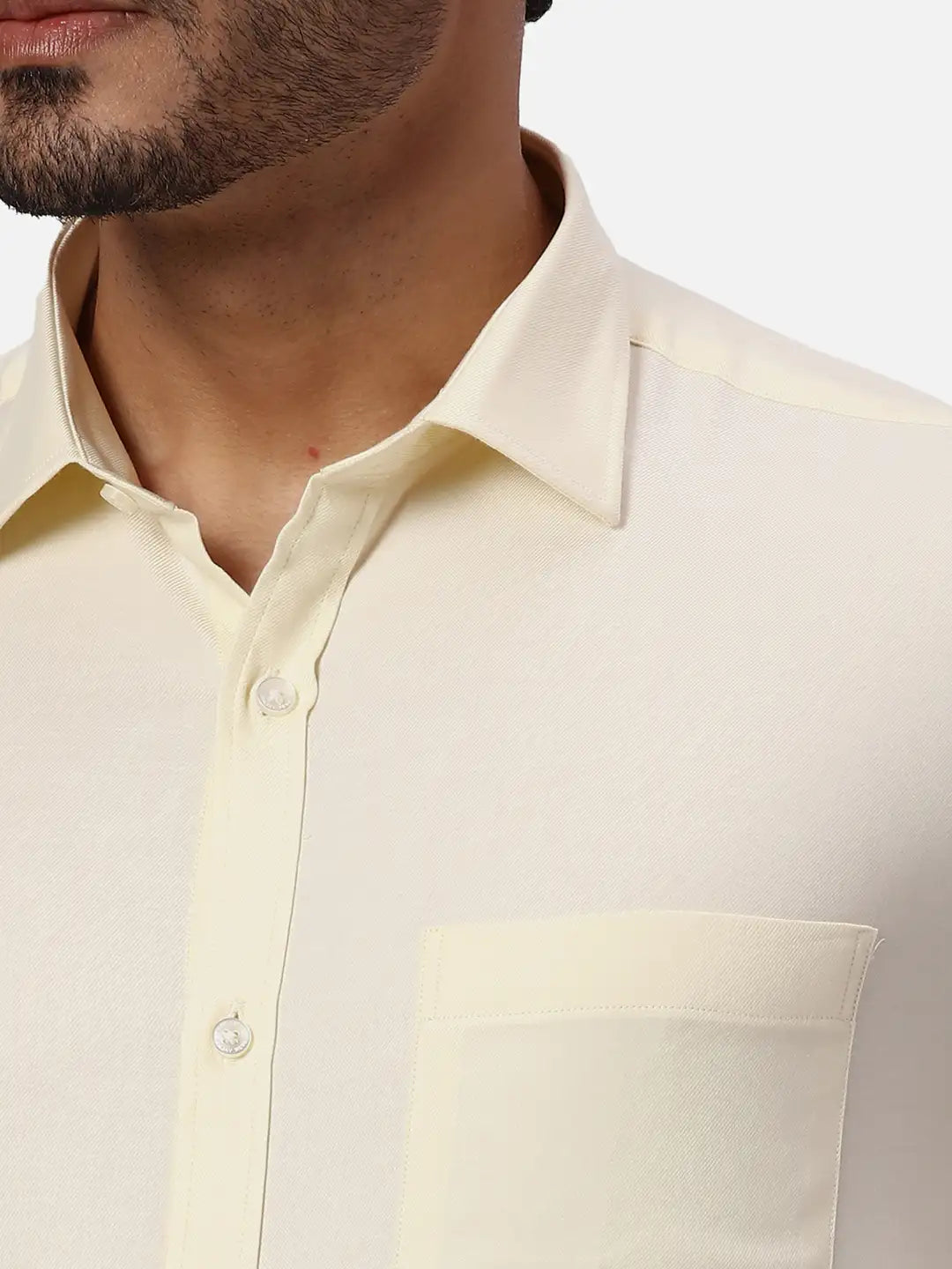Park Avenue Regular Fit Self Design Medium Petrol Shirt