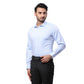 Park Avenue Men White Stripe Regular Fit Cotton Full Sleeve Ainsley Collar Shirt