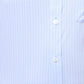 Park Avenue Men White Stripe Regular Fit Cotton Full Sleeve Ainsley Collar Shirt