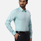 Park Avenue Regular Fit Self Design White Shirt