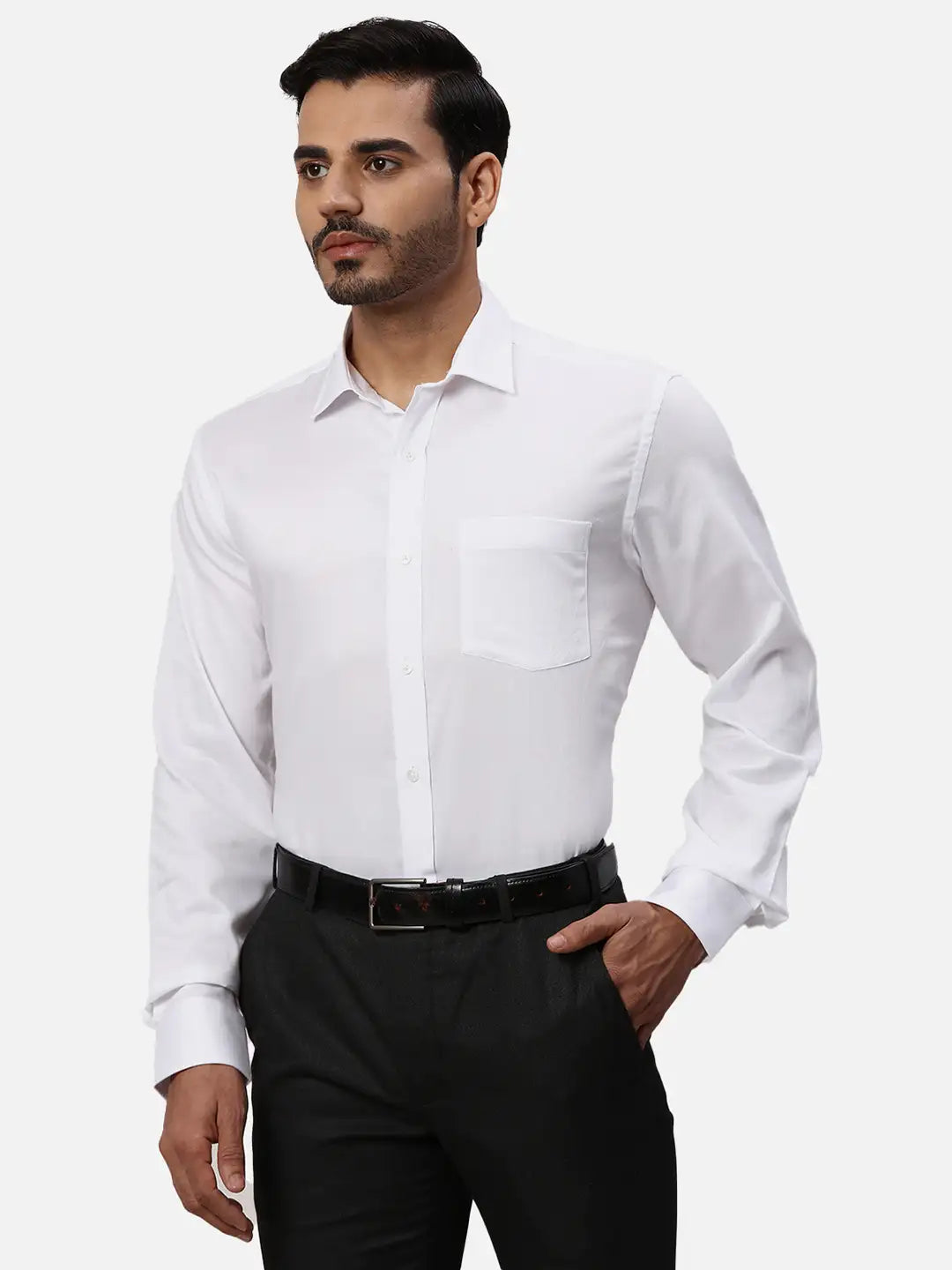 Park Avenue Regular Fit Solid Medium Fawn Shirt