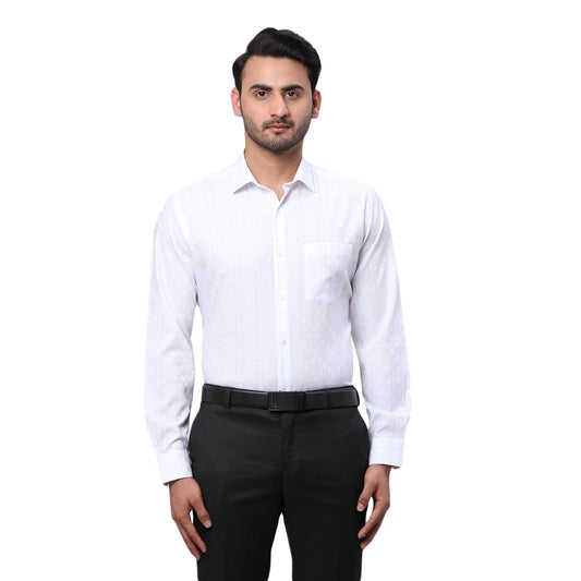 Park Avenue Men Black Solid Regular Fit Linen Full Sleeve Ainsley Collar Shirt