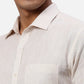 Park Avenue Regular Fit Striped Light Fawn Shirt