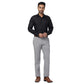 Park Avenue Men Blue Structure Regular Fit Cotton Blend Full Sleeve Ainsley Collar Shirt