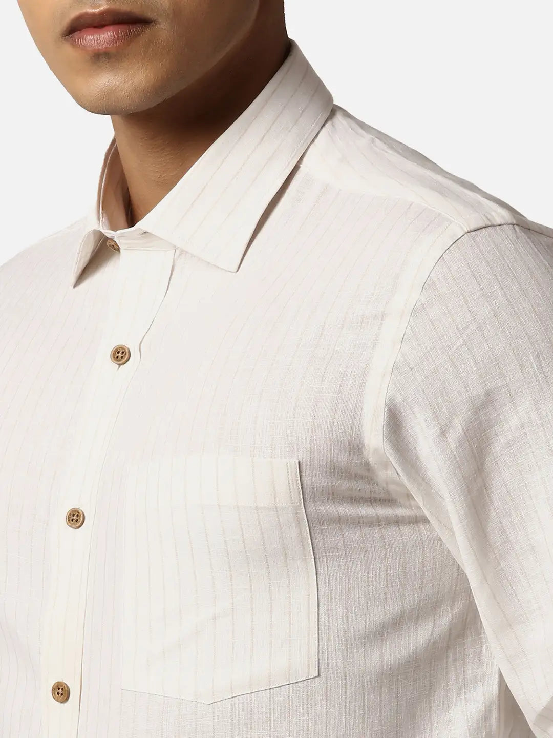 Park Avenue Regular Fit Checkered Fancy Blue Shirt