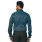 Park Avenue Men Blue Checks Regular Fit Cotton Full Sleeve Ainsley Collar Shirt