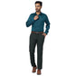 Park Avenue Men Blue Checks Regular Fit Cotton Full Sleeve Ainsley Collar Shirt