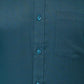 Park Avenue Men Blue Checks Regular Fit Cotton Full Sleeve Ainsley Collar Shirt