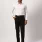 Park Avenue Regular Fit Self Design White Shirt