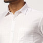 Park Avenue Regular Fit Self Design White Shirt