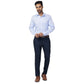 Park Avenue Men Black Structure Slim Fit Cotton Cutaway Collar Shirt