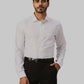 Park Avenue Regular Fit Self Design Medium Blue Shirt