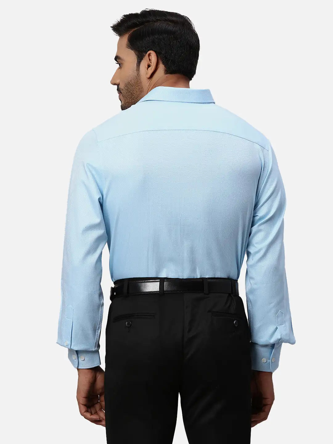 Park Avenue Regular Fit Self Design Light Fawn Shirt