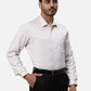 Park Avenue Regular Fit Striped Light Grey Shirt