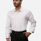 Park Avenue Regular Fit Striped Light Grey Shirt