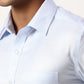 Park Avenue Regular Fit Checkered Light Blue Shirt