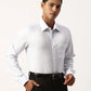Park Avenue Regular Fit Striped Medium Blue Shirt